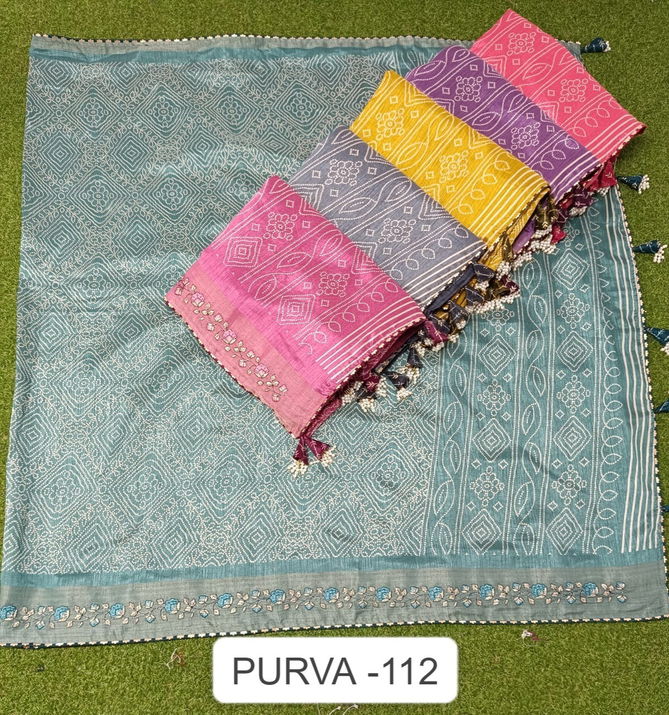 Purva 112 By Kalpatru Soft Dolla Printed Sarees Wholesale Market In Surat